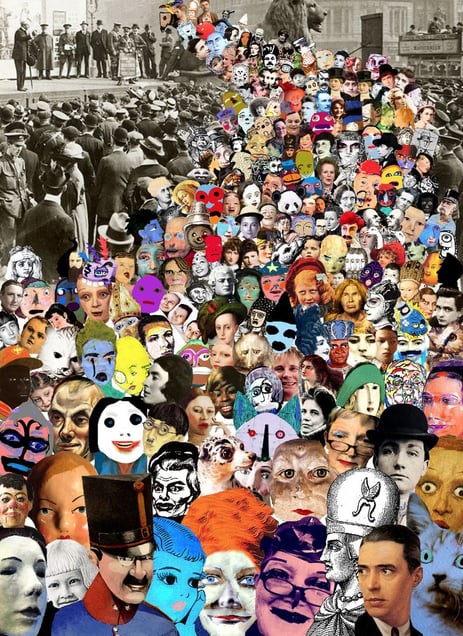 Face Parade, Trafalgar Square, August 1914