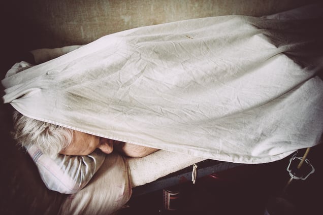 Nikolay, 1945. Diagnosis: TB. Novozburevka TB hospital, August 2011.