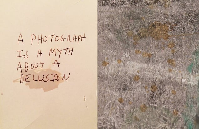 A Photograph is a Myth about a Delusion © Jeff Cowen, Exhibition Invitation, Courtesy of Veneklasen/Werner, Berlin