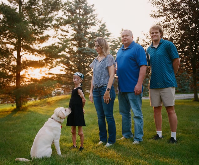 Kaylee with her Family