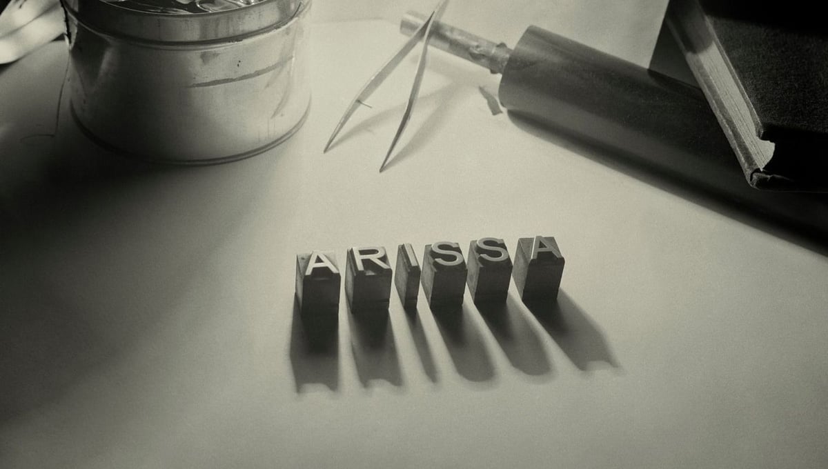 Typography Arissa © Arissa Archive, Fundacion Telefonica