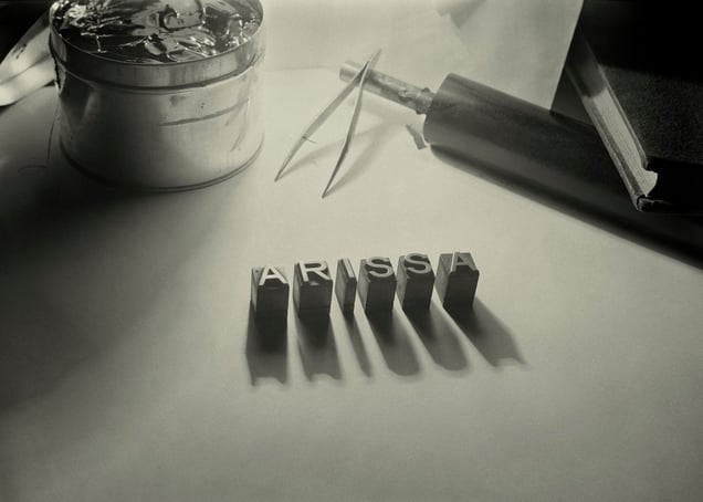 Typography Arissa © Arissa Archive, Fundacion Telefonica