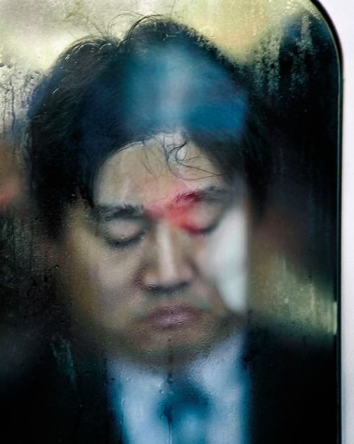 From the book and series, "Tokyo Compression" © Michael Wolf