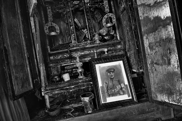 Abandoned house devastated by the Tsunami, from the series Fukushima "No Go" Zone, © Pierpaolo Mittica.