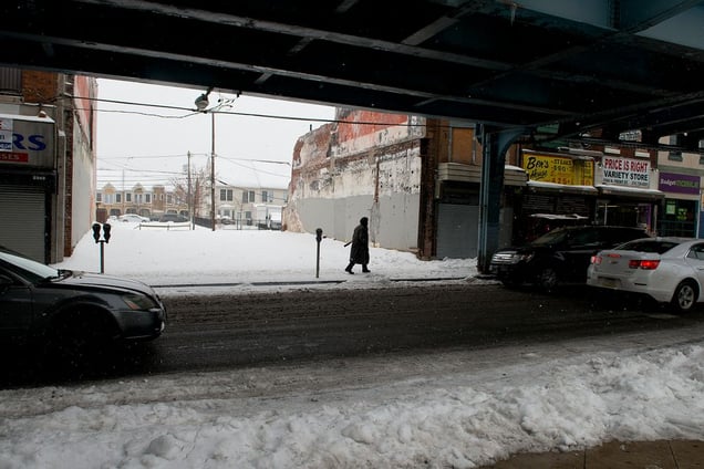 Walking Man -  Under the El 3:45PM