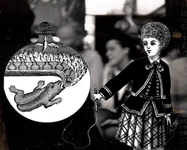 His Fiery Salamander Face Held No Terrors For Me