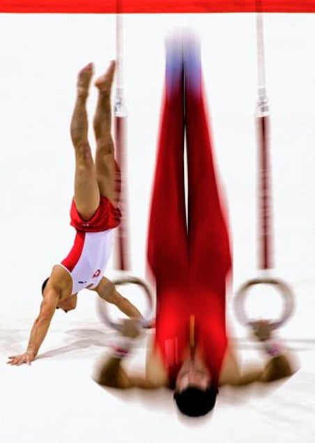 1st prize Sports Action Singles, © Max Rossi, Italy, Reuters, World Championship Gymnastics, Denmark, 14 October