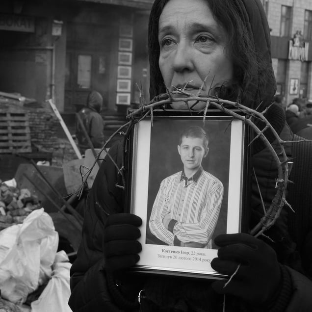 Ukraine Revolution, Kiev, February 2014 © Alfred Yaghobzadeh