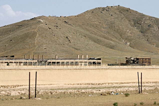 The Salt Pit, Northeast of Kabul, Afghanistan, 2006. Dye sublimation metal print, 24 x 36 inches. © Trevor Paglen. Courtesy of the artist and Metro Pictures, New York.