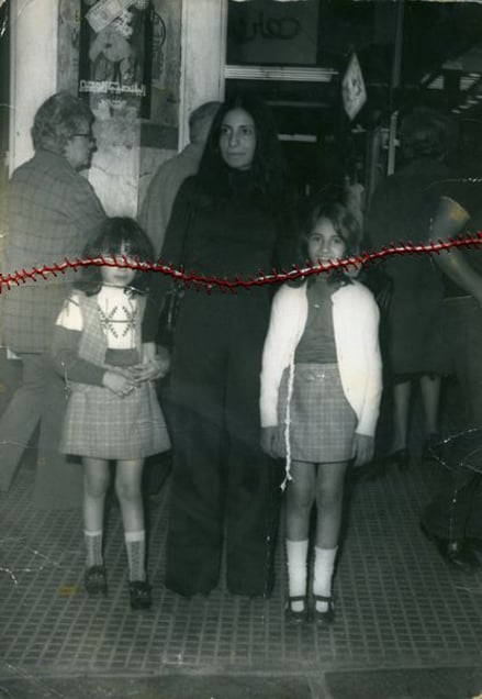 la cicatrice / the scar, from the series Photos-Souvenirs, © Carolle Benitah