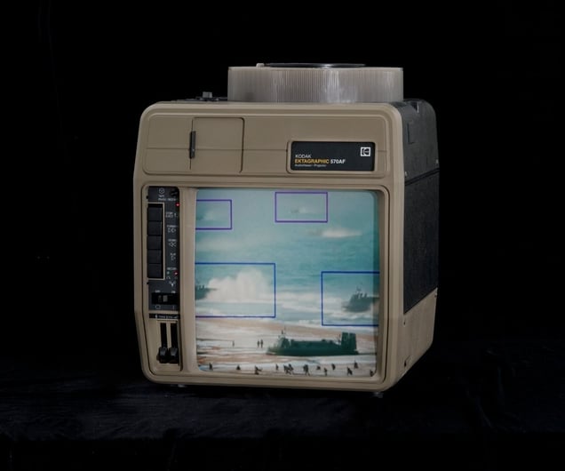 Manipulated image of military exercises by the People's Army of Korea.