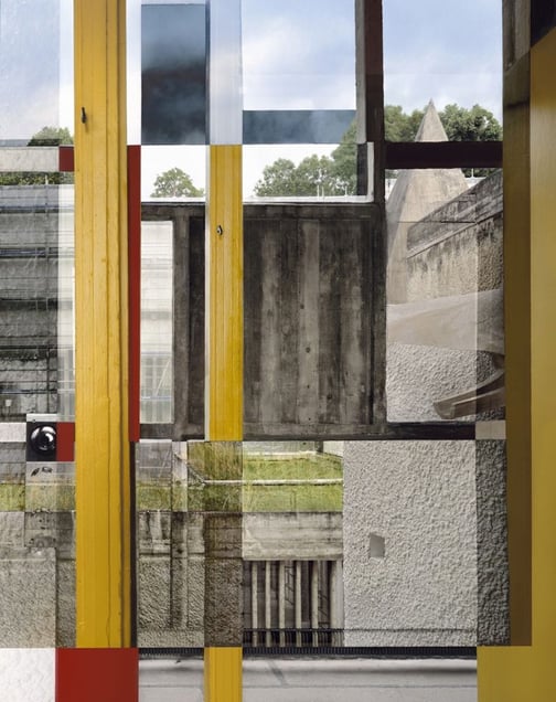 Photo no.1, from the Melting Point series, Couvent de la Tourette, Commune d'Eveux © Stéphane Couturier, Benrubi Gallery
