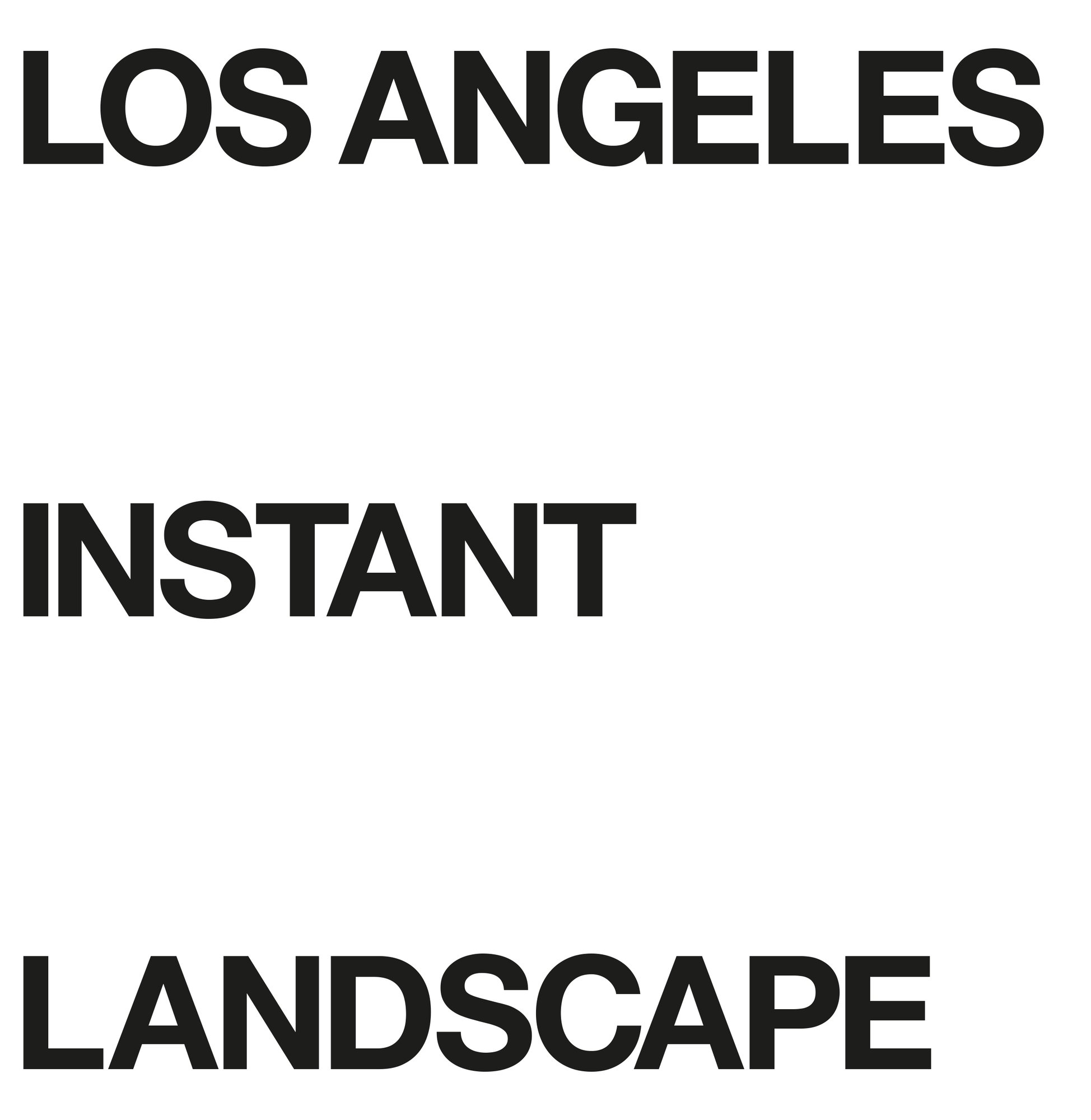 los Angeles Instant Landscape