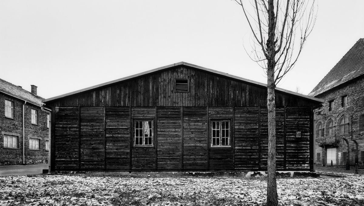 The laundry building for the members of the SS - KL Auschwitz I