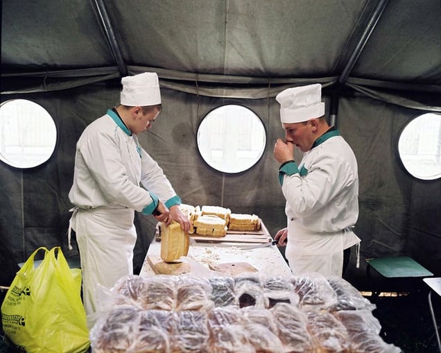 Army Cooks, Moscow, 2007 © Martin Kollar