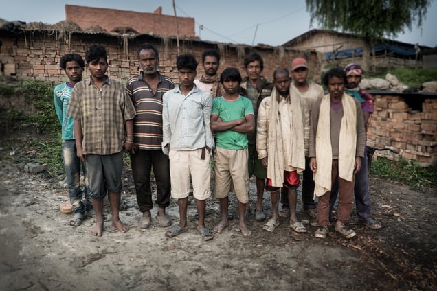 Proud workers. Brick Factory, Nepal