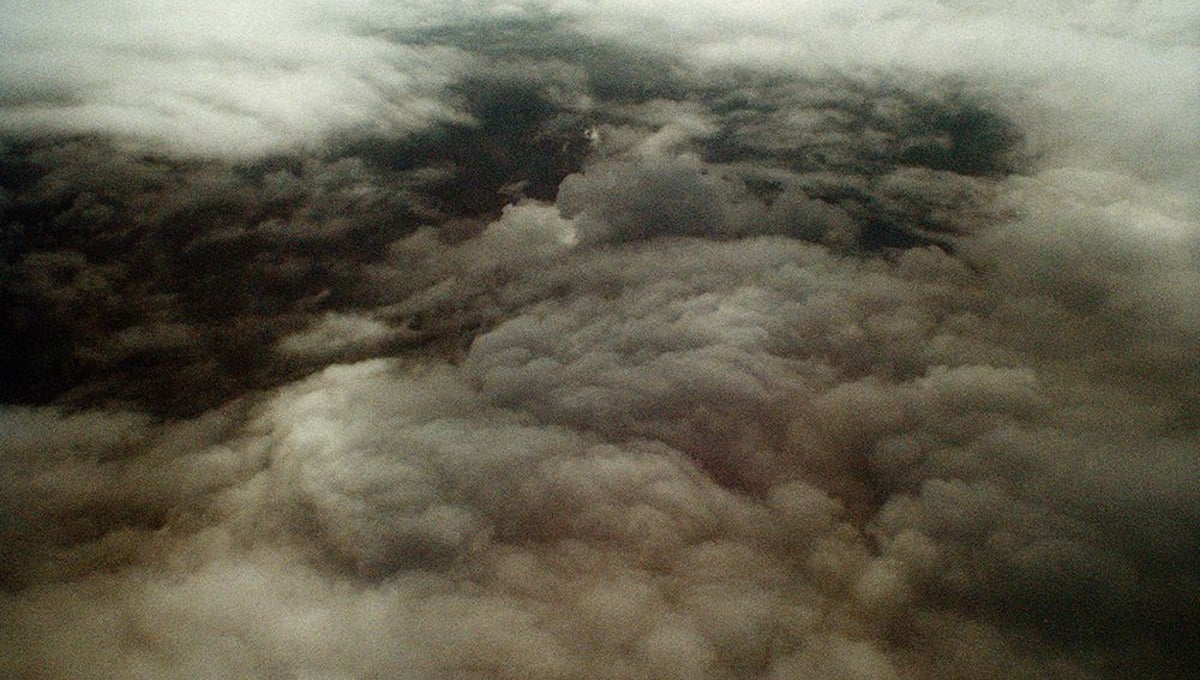 the storm above his house