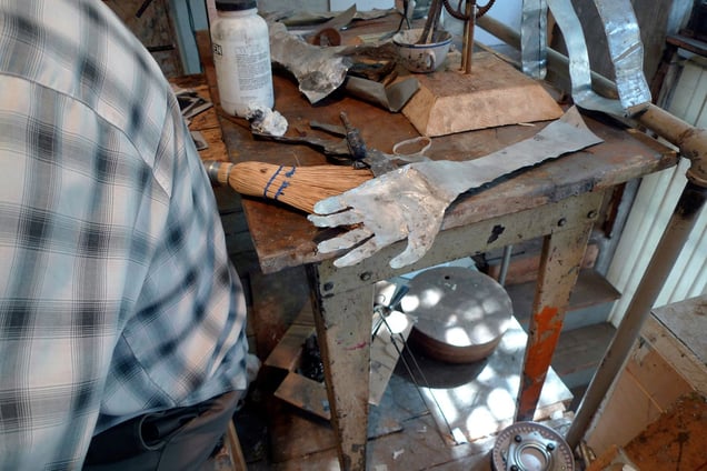 June Leaf's studio © 2008 Christopher Rauschenberg