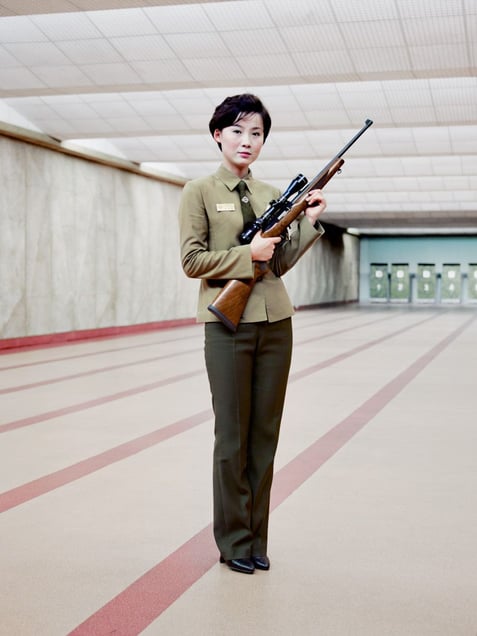 Gun Instructor, Pyongyang, North Korea, 2015