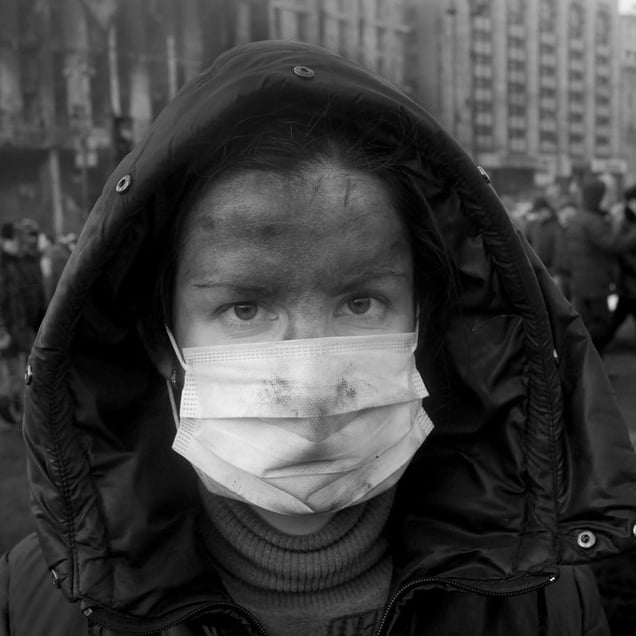 Ukraine Revolution, Kiev, February 2014 © Alfred Yaghobzadeh