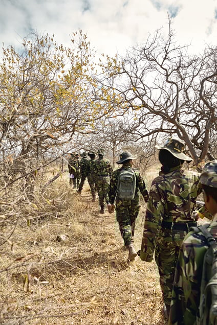 The Black Mambas on patrol