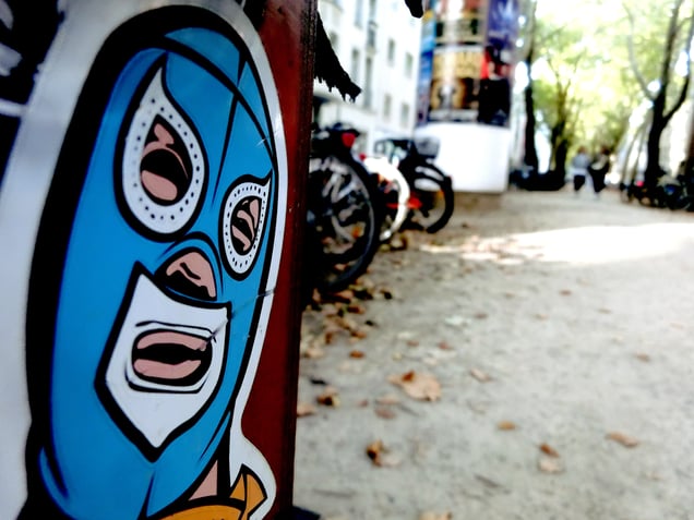 "KRONOS KOTZT KOTZMOS" "Kronos Womits Cozmos" or "GOD BLESS THIS SAD AND BLUE MAD MONKEY MESS"