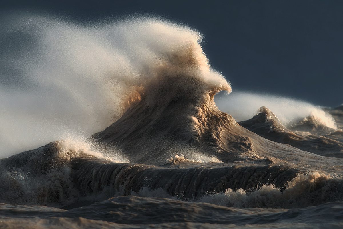 Liquid Mountains of Lake Erie