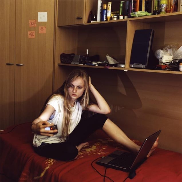 2nd Prize Portraits Stories © Wolfram Hahn, Germany. Self-portraits for social network