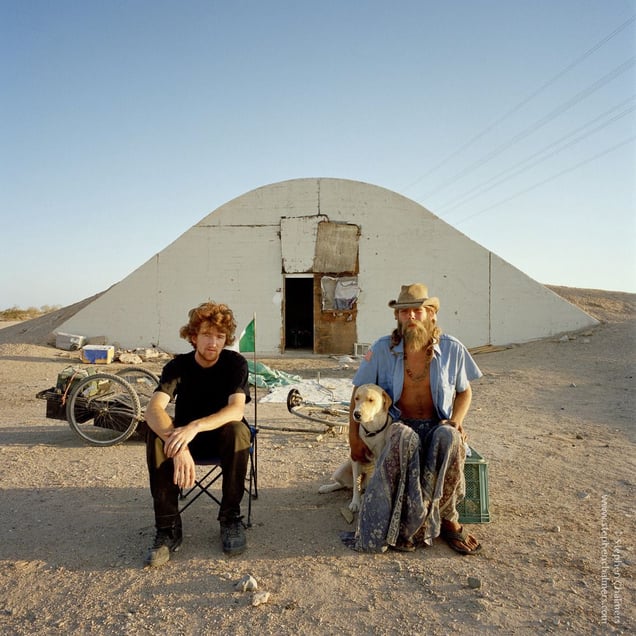 Zachary Wilkins (27) + 'Moth' (31 or 32), from the series, Transience © Stephen Chalmers