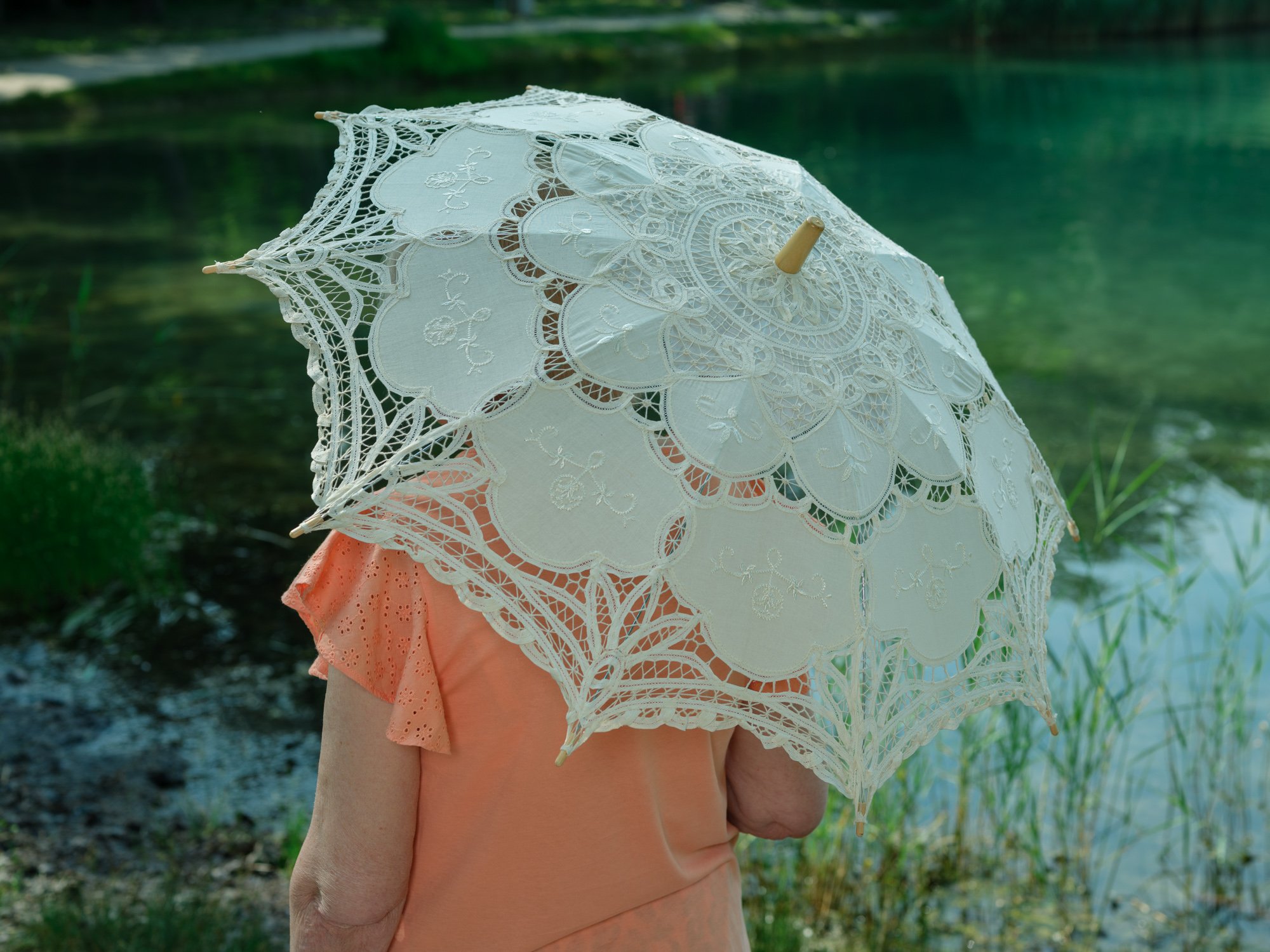 Halyna on a Walk © Maryna Syrovatka