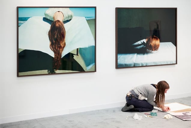 Charlotte Lund, Armory Show 2011  Artist: Denise Grunstein © Andy Freeberg