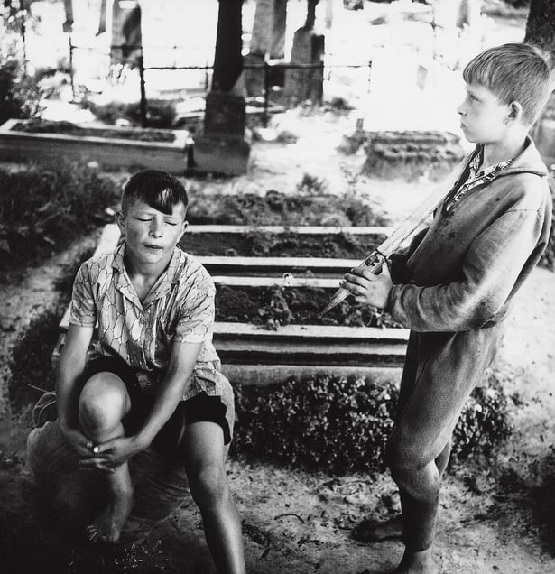 In the Village Cemetery, Kazliskes, 1966.jpg© Antanas Sutkus, Russian Tea Room Gallery