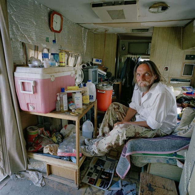 Everett 'Insane Wayne' Smith (58), from the series, Transience © Stephen Chalmers