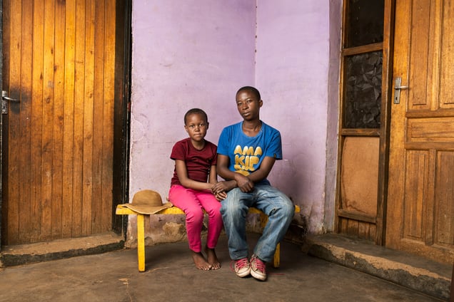 Naleli & Leseli Kompie - Quthing, Lesotho 2015