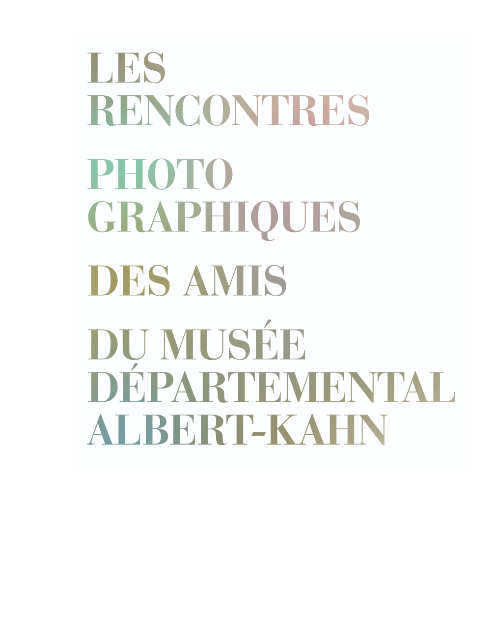 Les rencontres Photographiques des Amis du Musée Albert Khan