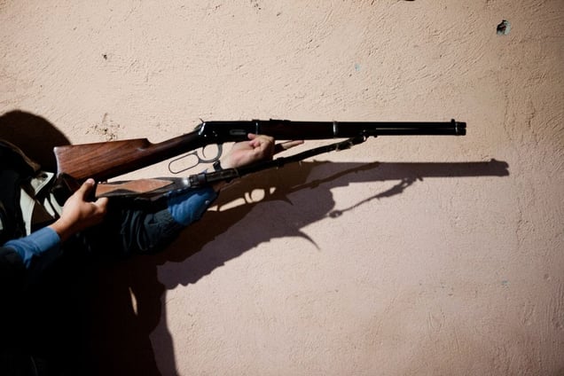 From the project "The big men from Chipilo" - Chipilo, Puebla, Mexico, November/December 2014