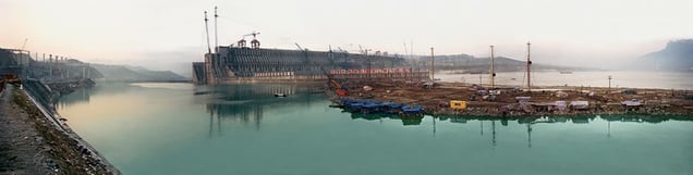 Dam #2 from the series Three Gorges Dam Project © Edward Burtynsky, courtesy of Prix Pictet 2008