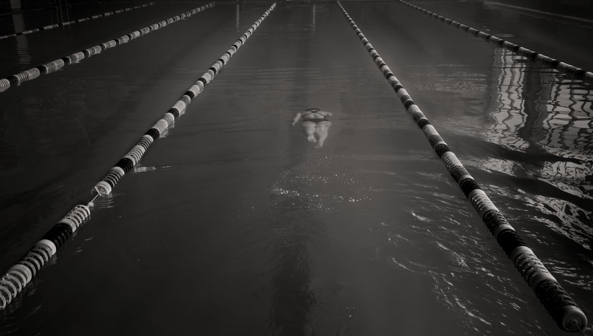 One-armed swimmer