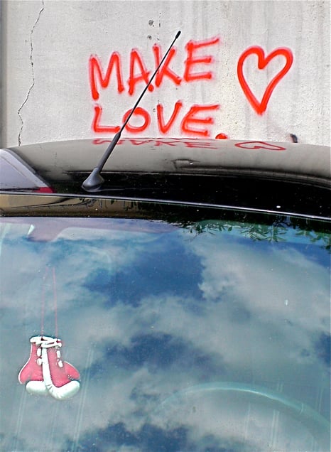 "FUNK METAL FIGHT FLIGHT" or "THE LOOK OF LOVE"