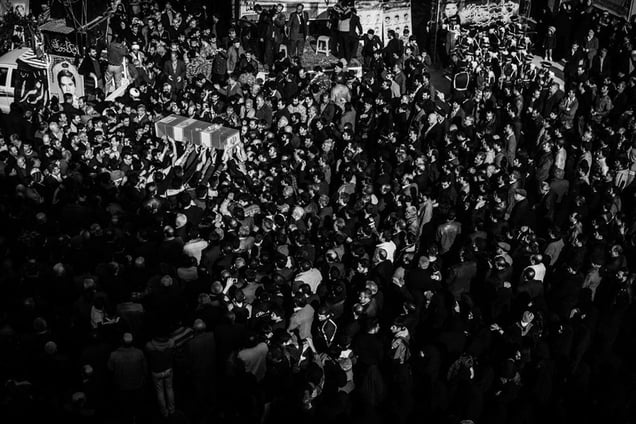 Funeral of martyr Amrollah (15) after 32 years of waiting by People