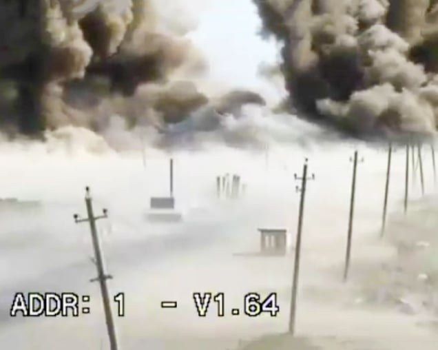 Vehicle-Borne IED, Iraq, 2008. (Triptych, 1 of 3)