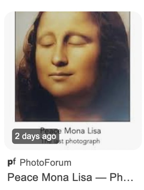 The  Last Photograph - Mona Lisa
