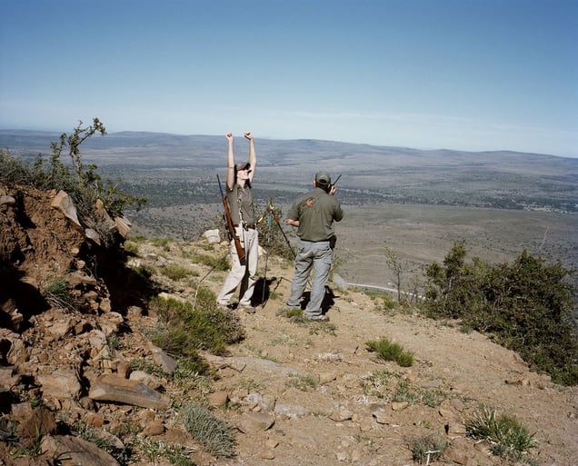 kill shot, untitled huntress, eastern cape, south africa-from the series 'hunters'-David Chancellor