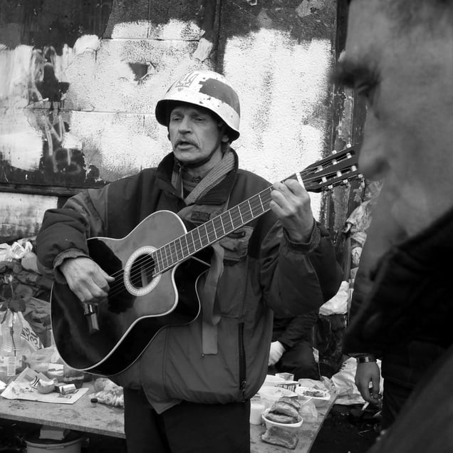 Ukraine Revolution, Kiev, February 2014 © Alfred Yaghobzadeh