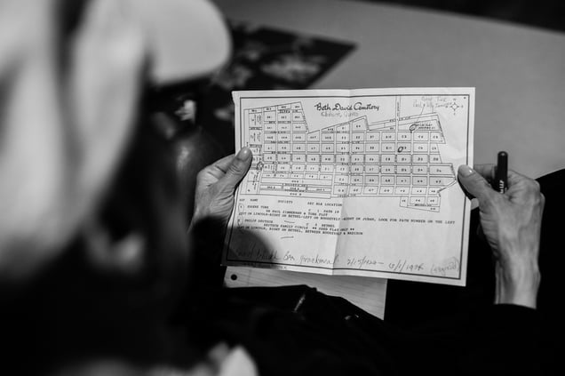 Howie and Laurel Borowick plan for their funerals. New York, US, 30 March 2013.