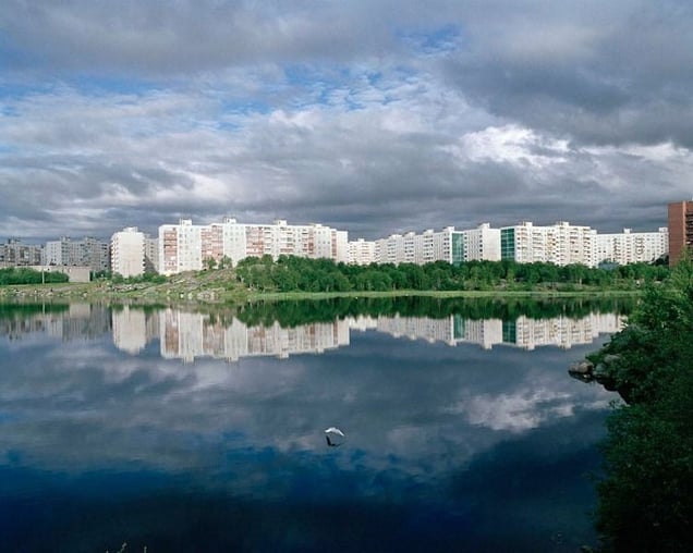 Lake Glubokoye. Murmansk, Russia, 2010. From the series "City of Night, City of Day" © Nadia Sablin