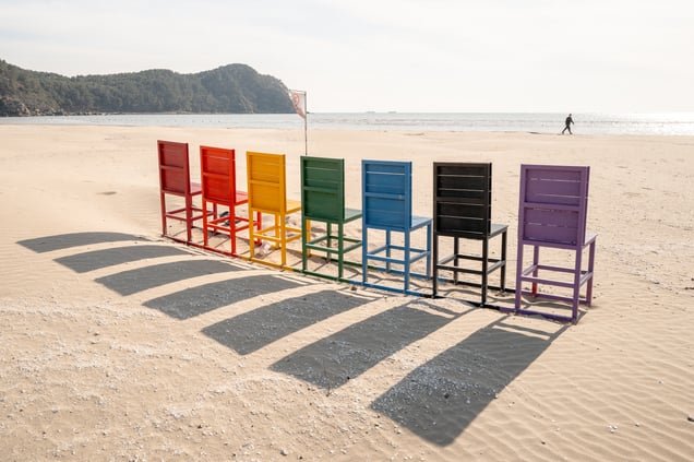 Rainbow chairs