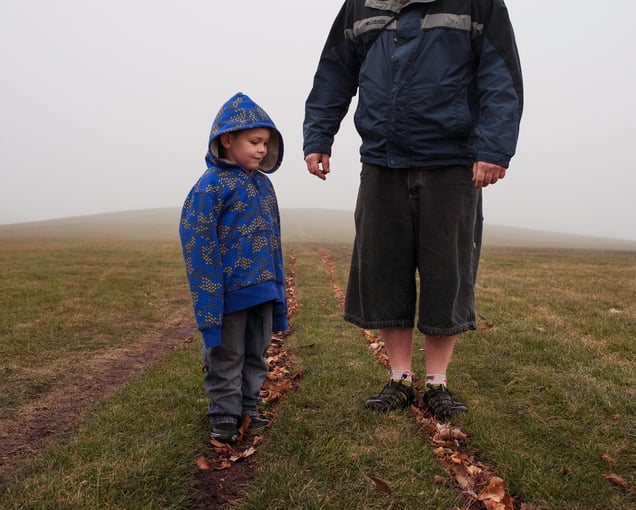 Father & Son, Montrose Beach Park, 2024