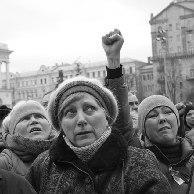 Ukraine Revolution, Kiev, February 2014 © Alfred Yaghobzadeh
