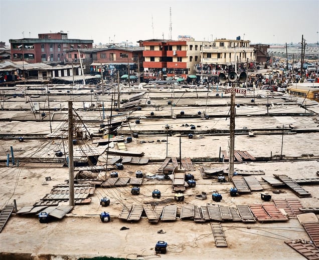 © Julian Roeder, Generators on roofs of Oshodi Market, Lagos, Nigeria. Honorable Mention, LensCulture International Exposure Awards 2010
